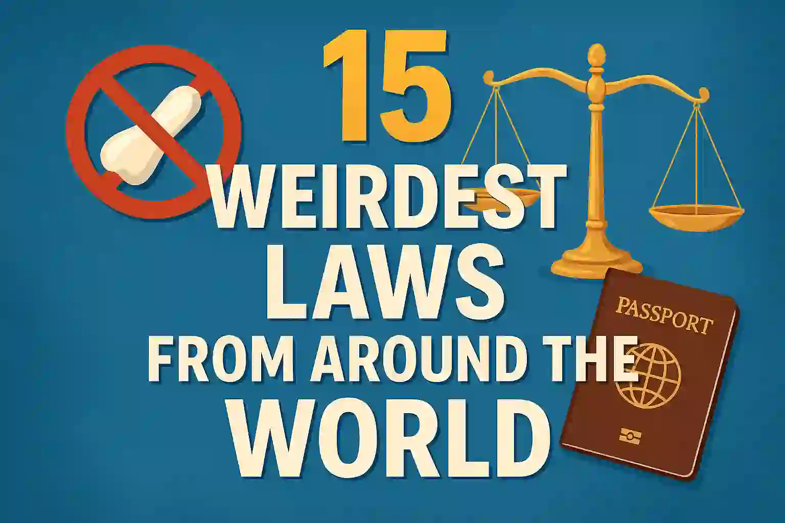 15 Weirdest Laws from Around the World